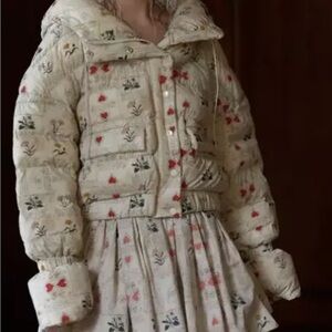 LIKE NEW SELKIE love letter puffer jacket